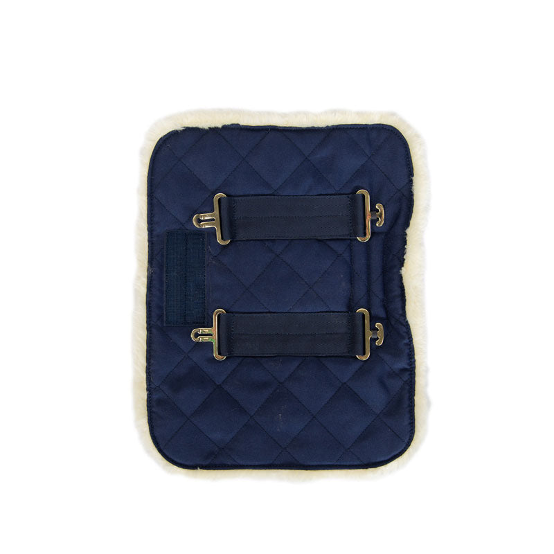 Kentucky Chest Expander Quilted with Sheepskin - Black & Navy