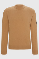 Boss Equestrian AW24 Men's Rayn Knitwear Jumper - Camel