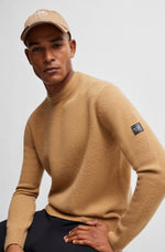 Boss Equestrian AW24 Men's Rayn Knitwear Jumper - Camel