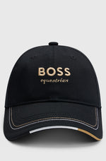 Boss Equestrian AW24 Cap Embroidery - Black