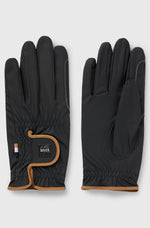 Boss Equestrian Hybrid Riding Gloves - Black