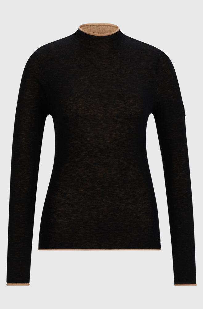 Boss Equestrian AW24 May Soft Knit Long Sleeve - Black