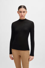 Boss Equestrian AW24 May Soft Knit Long Sleeve - Black