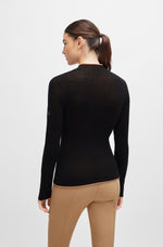 Boss Equestrian AW24 May Soft Knit Long Sleeve - Black