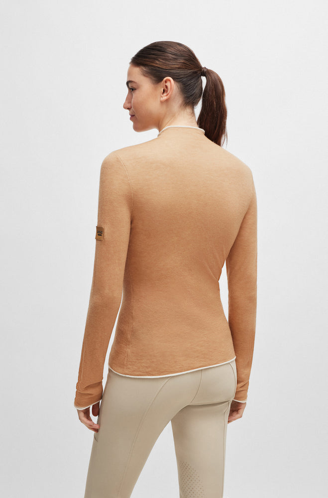 Boss Equestrian AW24 May Soft Knit Long Sleeve - Camel