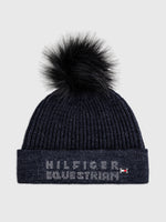 Tommy Equestrian Ottawa Pompom Beanie DESERT SKY