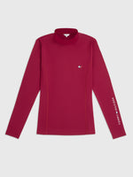 Tommy Hilfiger Equestrian High Neck Base-Layer - Rouge