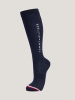 Tommy Equestrian Lisbon Winter Studded Riding Socks DESERT SKY