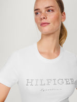 Tommy Hilfiger Belmont Rhinestone T-Shirt OPTIC WHITE - PREORDER