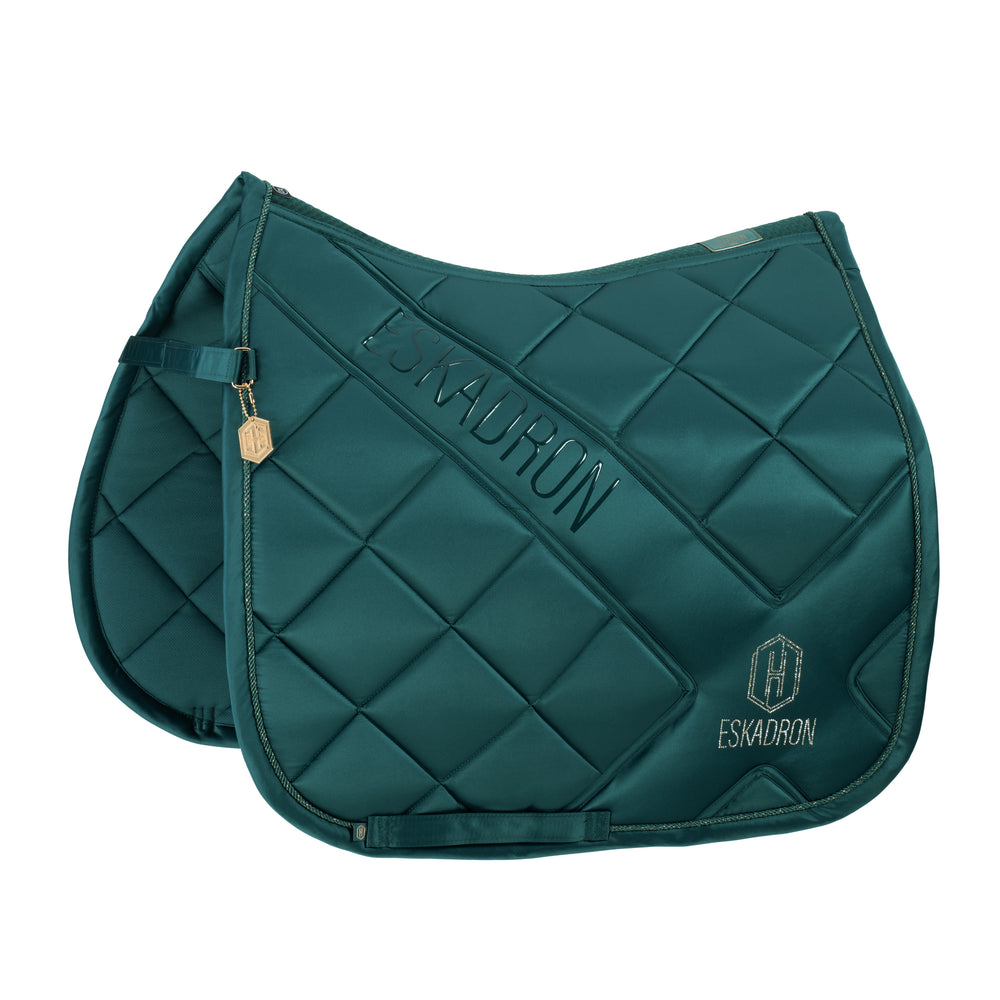 Eskadron Heritage 2024 Bicross Mattgloss Dressage Saddle-pad - Vintage Green