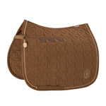 Eskadron Heritage 2024 Velour Emblem Dressage Saddle-pad - Almond