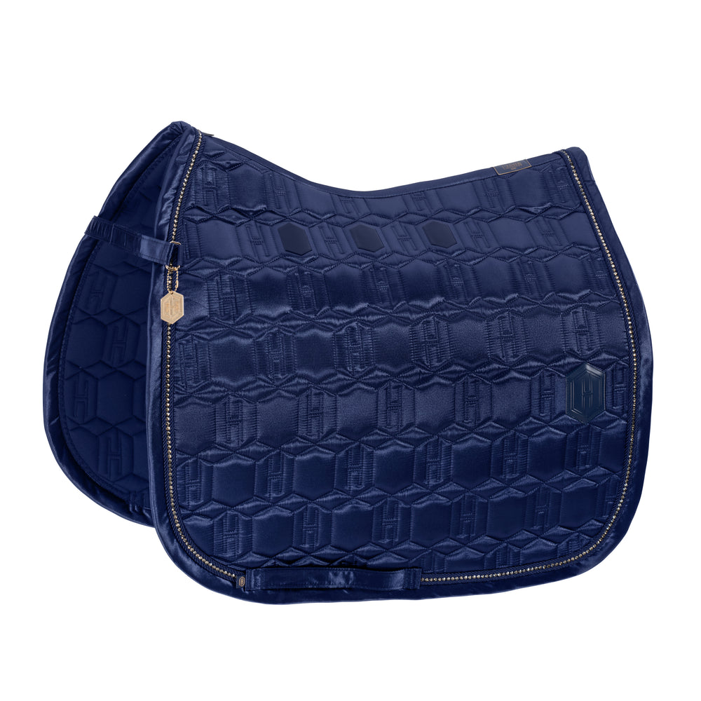 Eskadron Heritage 2024 Satin Crystal Dressage Saddle-pad - True Blue